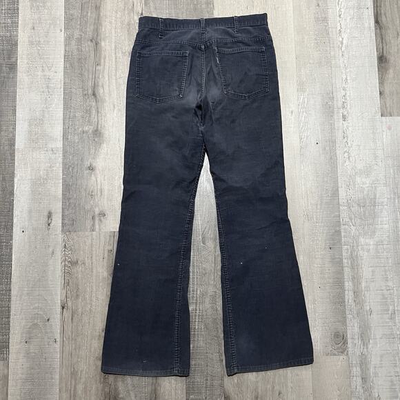Vintage 70s Levi’s 646 Corduroy Flared Bell Bottoms Faded Hippie Cord Pants 32 - Picture 2 of 7